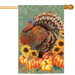 Grateful Gatherings Turkey Banner Flag