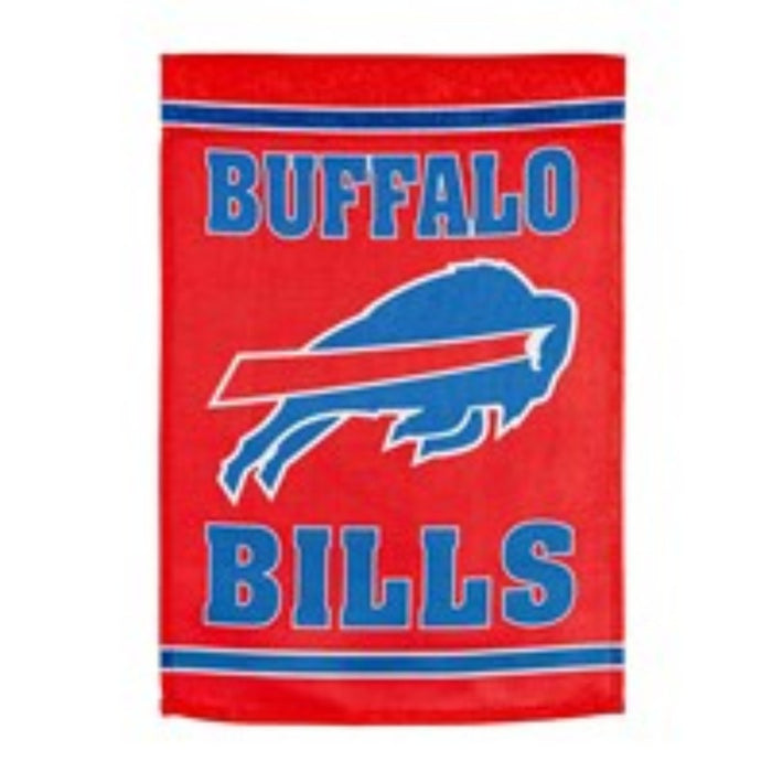 Buffalo Bills Embossed Suede Banner Flag