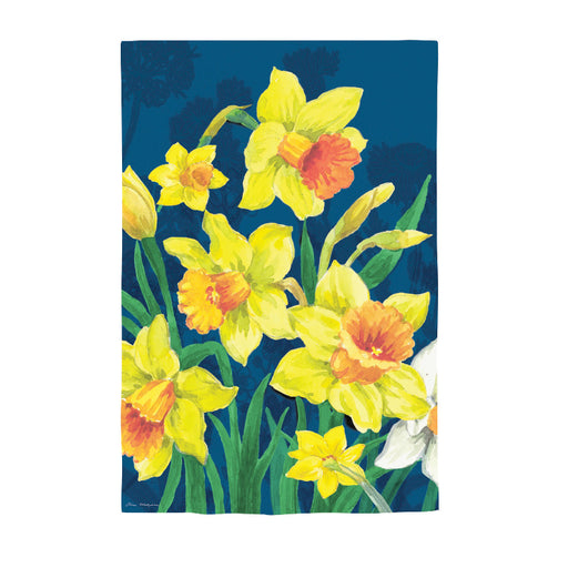 Daffodils Suede Banner Flag