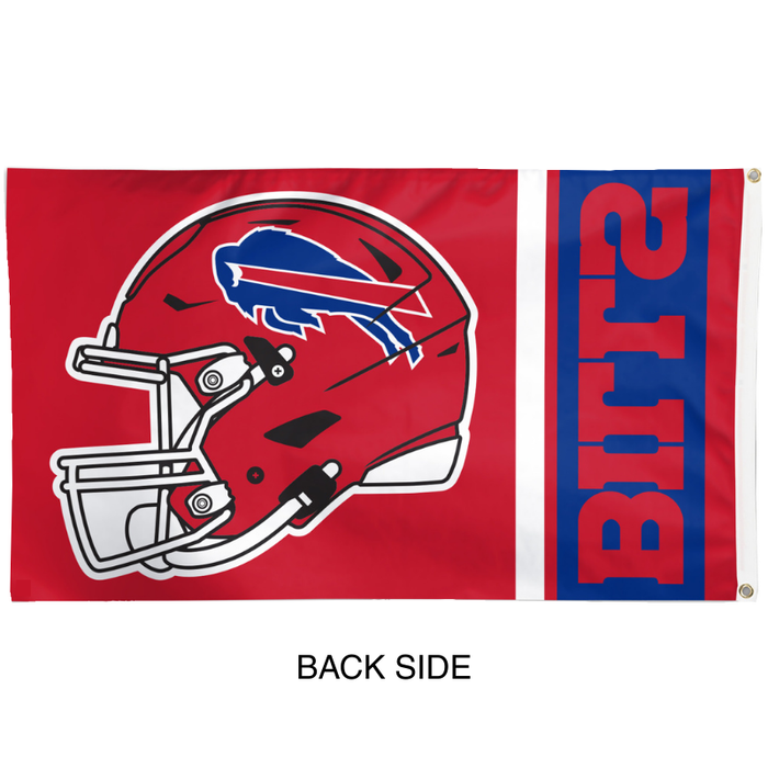 3x5' Buffalo Bills Red Helmet Polyester Flag