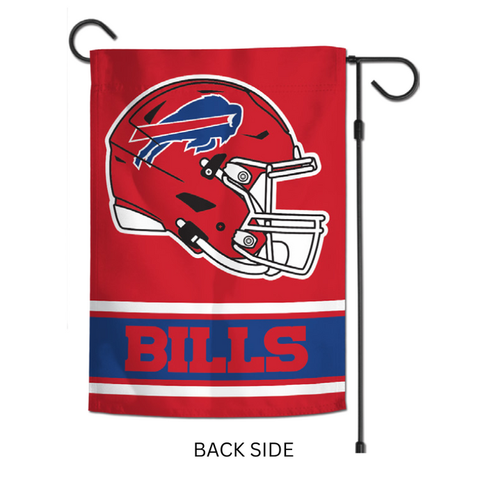 Buffalo Bills Red Helmet Garden Flag