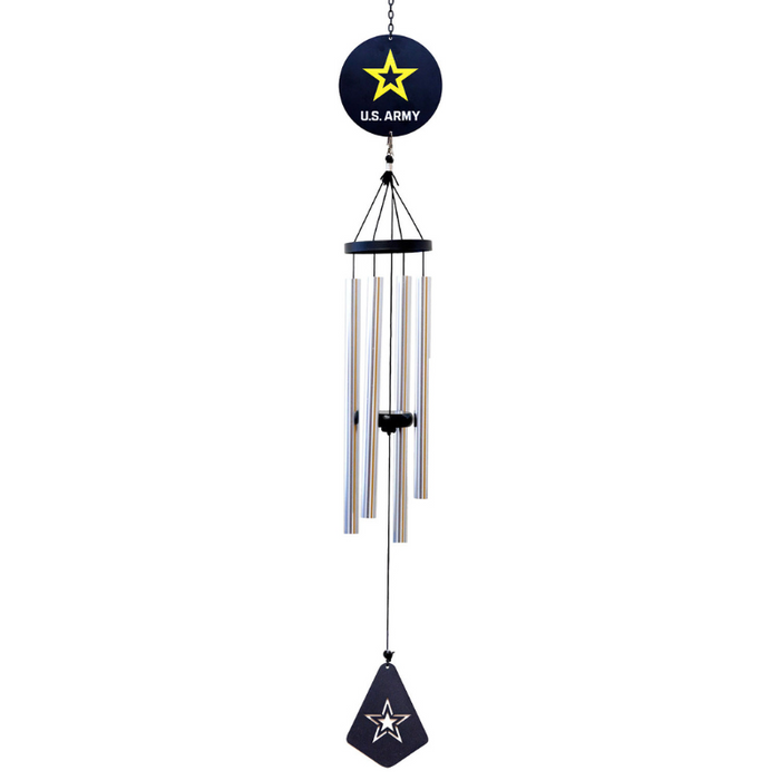 36" US Army Logo Wind Chime