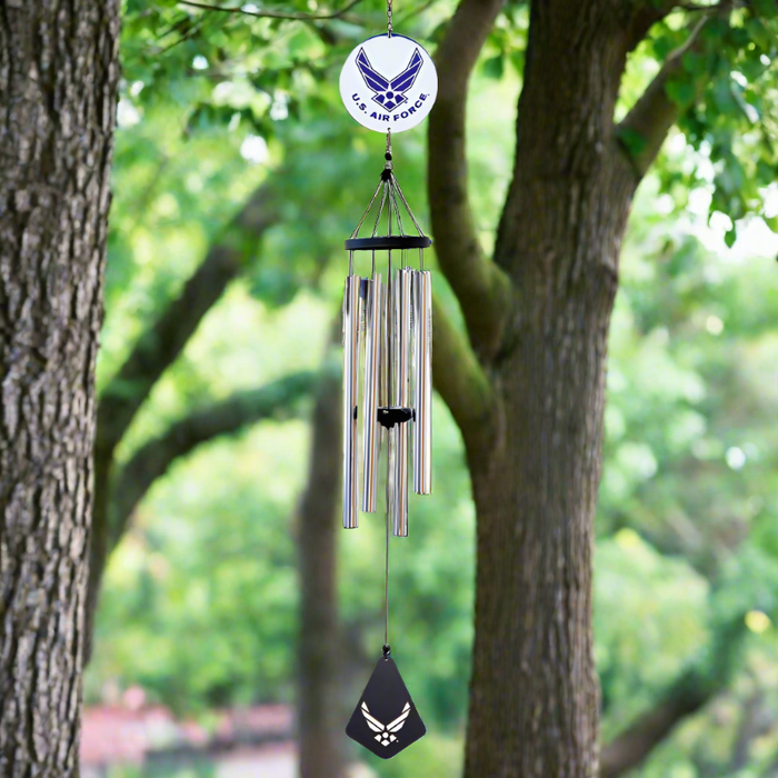 36" US Air Force Logo Wind Chime