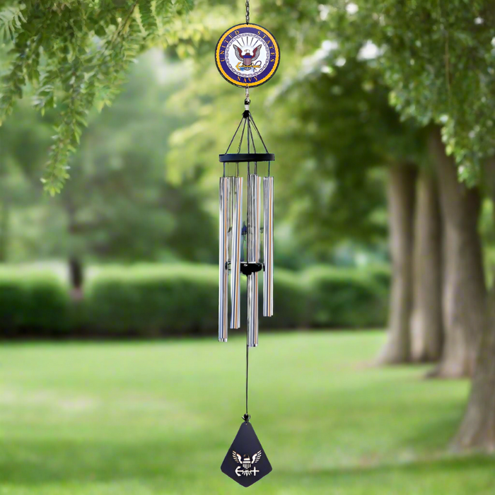 36" US Navy Logo Wind Chime