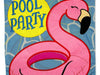 Pool Party Applique Garden Flag