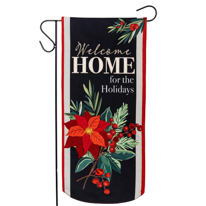 Home for the Holidays Long XL Garden Flag