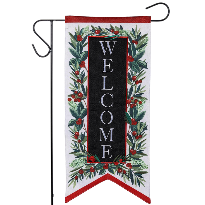 Welcome Foliage Long XL Garden Flag