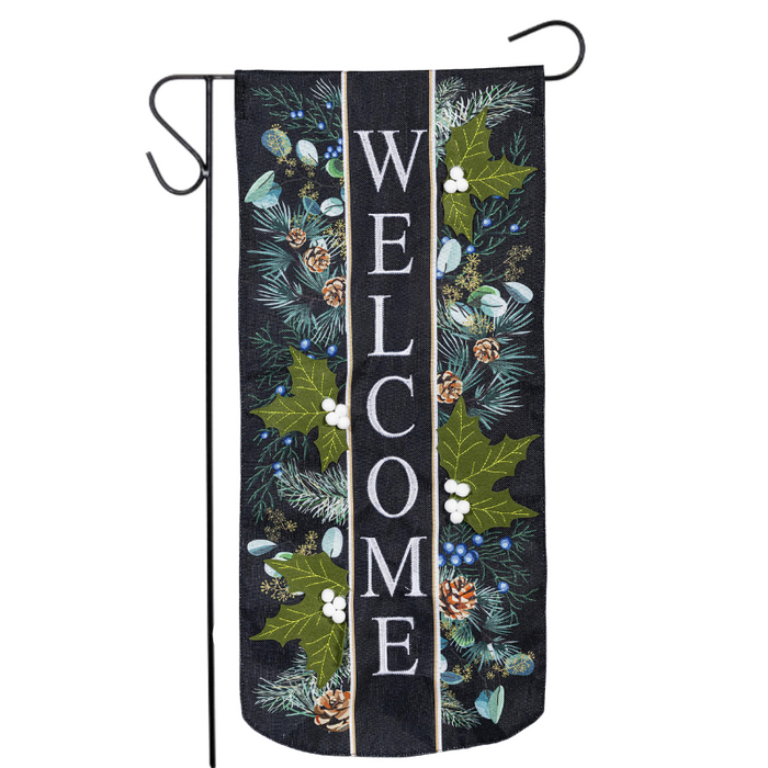 Winter Foliage Long XL Garden Flag