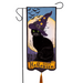 Halloween Black Cat Long XL Garden Flag