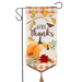 Give Thanks Pumpkins Long XL Garden Flag