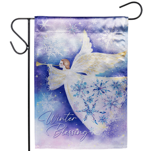 Season to Sparkle Angel Garden Flag