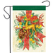 Floral Reindeer Icon Garden Flag