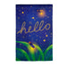 Lightning Bug Hello Garden Flag