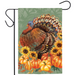 Grateful Gatherings Turkey Garden Flag
