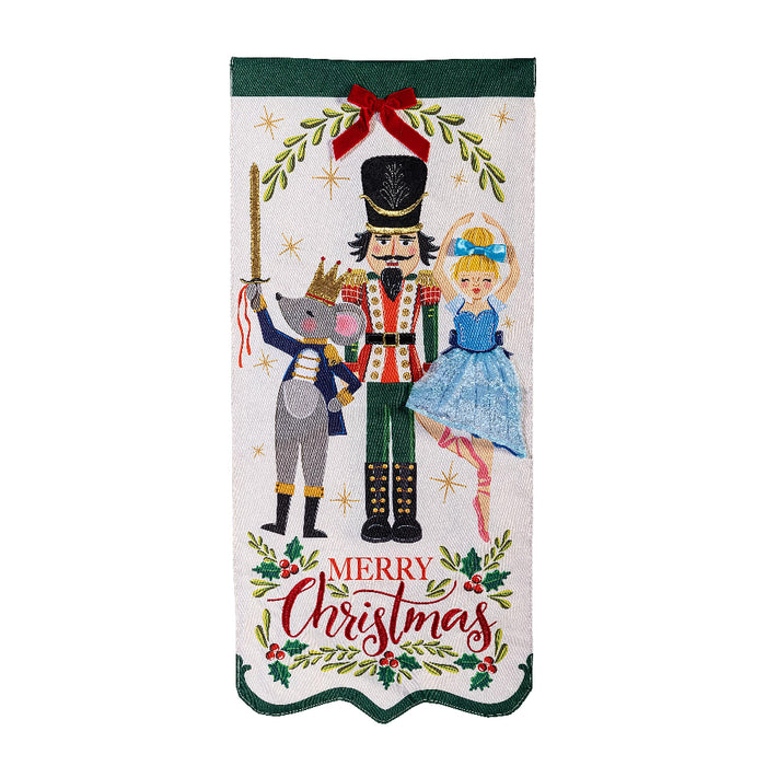 Nutcracker Christmas Long XL Garden Flag