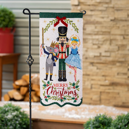Nutcracker Christmas Long XL Garden Flag