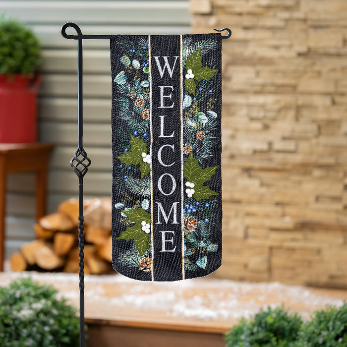 Winter Foliage Long XL Garden Flag