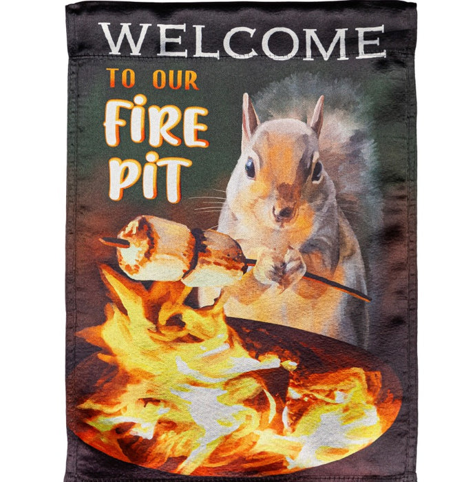 Welcome to our Fire Pit Garden Flag