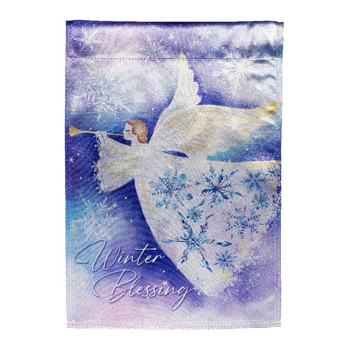 Season to Sparkle Angel Garden Flag