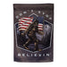 Don't Stop Believin' Bigfoot Decorative Flag