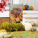 Grateful Gatherings Turkey Garden Flag