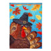 Turkey Time Applique Banner Flag