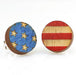 Stars & Stripes Stud Wood Earrings