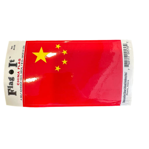 China Flag Decal - Made in USA