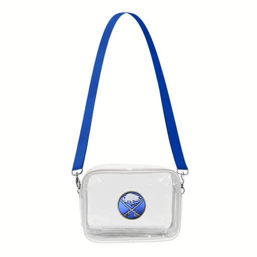 Buffalo Sabres Clear 3D Logo Fanny Fan Purse