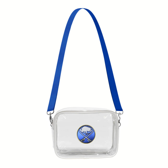 Buffalo Sabres Clear 3D Logo Fanny Fan Purse