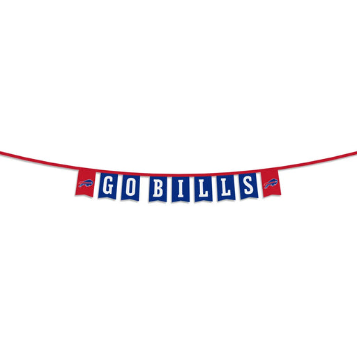 8' Buffalo Bills Party Pennant String Banner