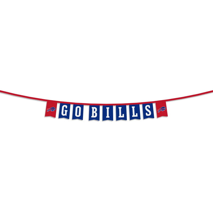 8' Buffalo Bills Party Pennant String Banner