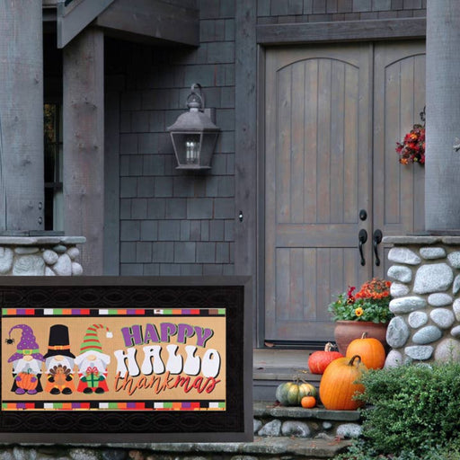 Happy Hallo-Thankmas Mini Switch Doormat Insert