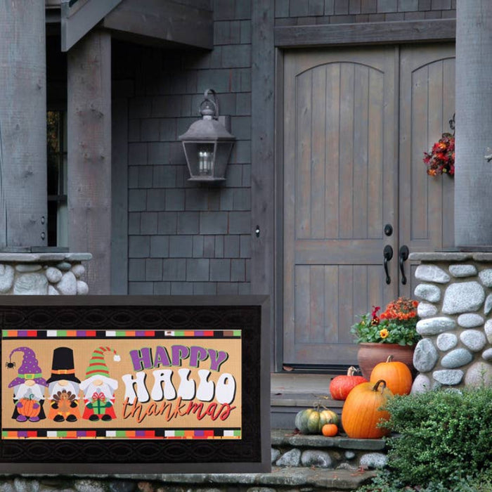 Happy Hallo-Thankmas Mini Switch Doormat Insert