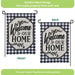 Classic Welcome to Our Home Applique Garden Flag