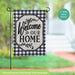 Classic Welcome to Our Home Applique Garden Flag