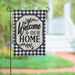 Classic Welcome to Our Home Applique Garden Flag