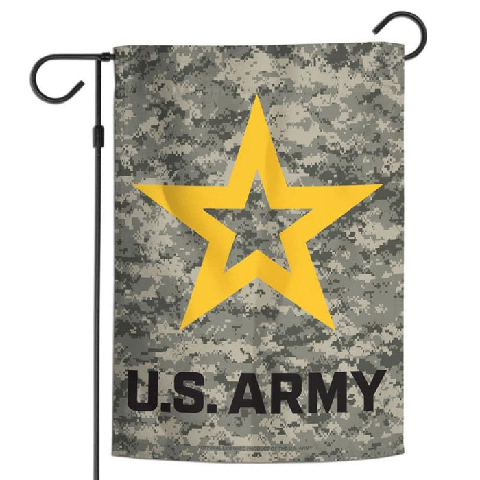 US Army Star Camo Garden Flag