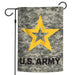 US Army Star Camo Garden Flag