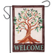 Tree of Life Applique Garden Flag