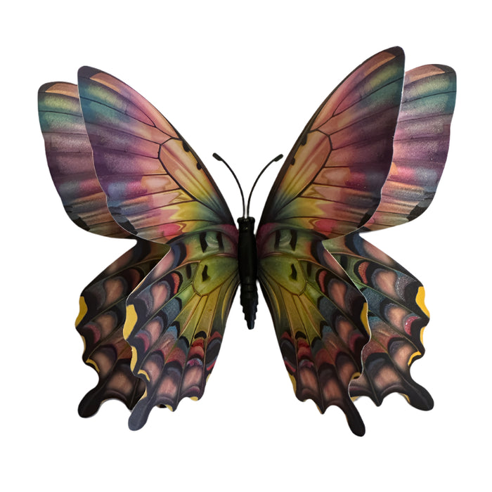 Aurora Swallowtail Glow in the Dark Paper Butterfly Magnet