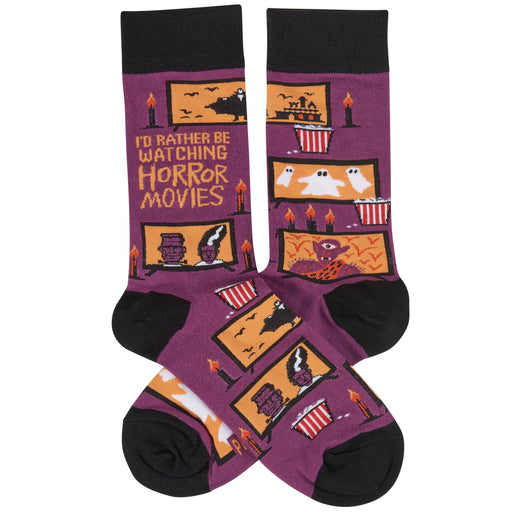 Horror Movies Crew Socks