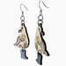 Paddington Seagull Wood Earrings