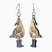 Paddington Seagull Wood Earrings