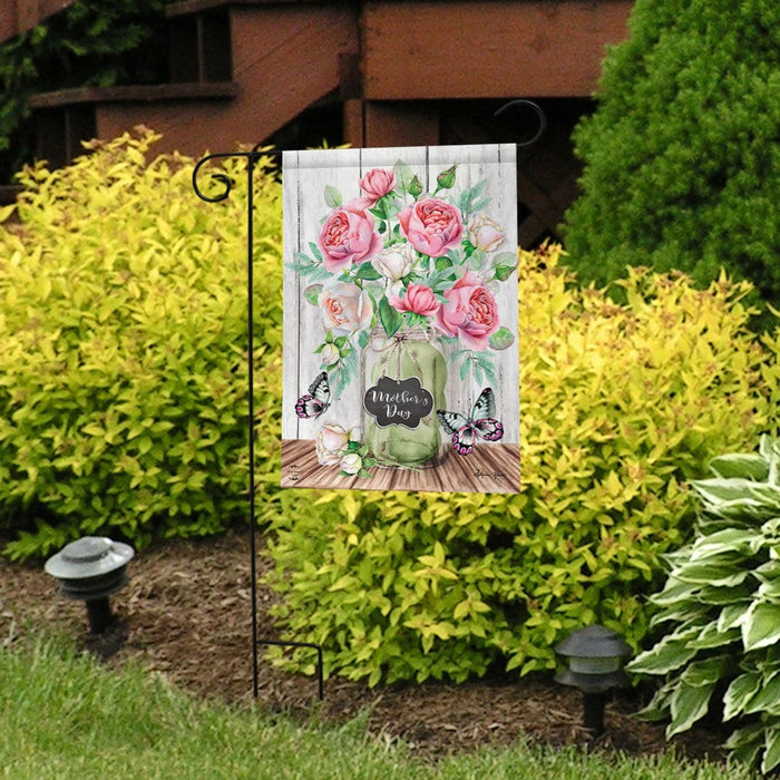 Mother's Day Roses Garden Flag