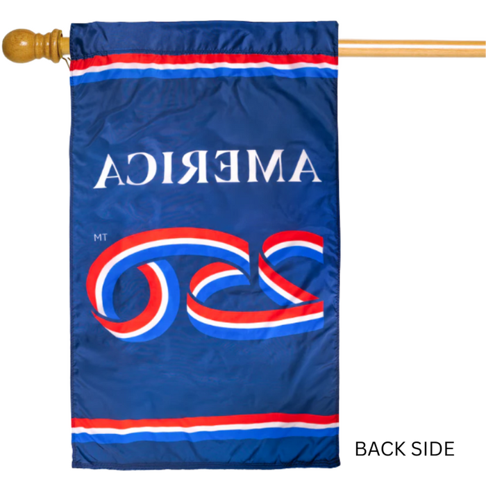 2.5x4' America 250th Anniversary Nylon Banner Flag