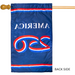 2.5x4' America 250th Anniversary Nylon Banner Flag