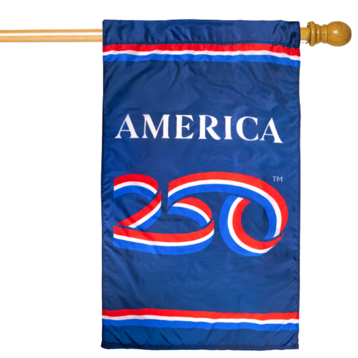 2.5x4' America 250th Anniversary Nylon Banner Flag
