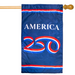 2.5x4' America 250th Anniversary Nylon Banner Flag