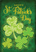Lucky Shamrocks Banner Flag